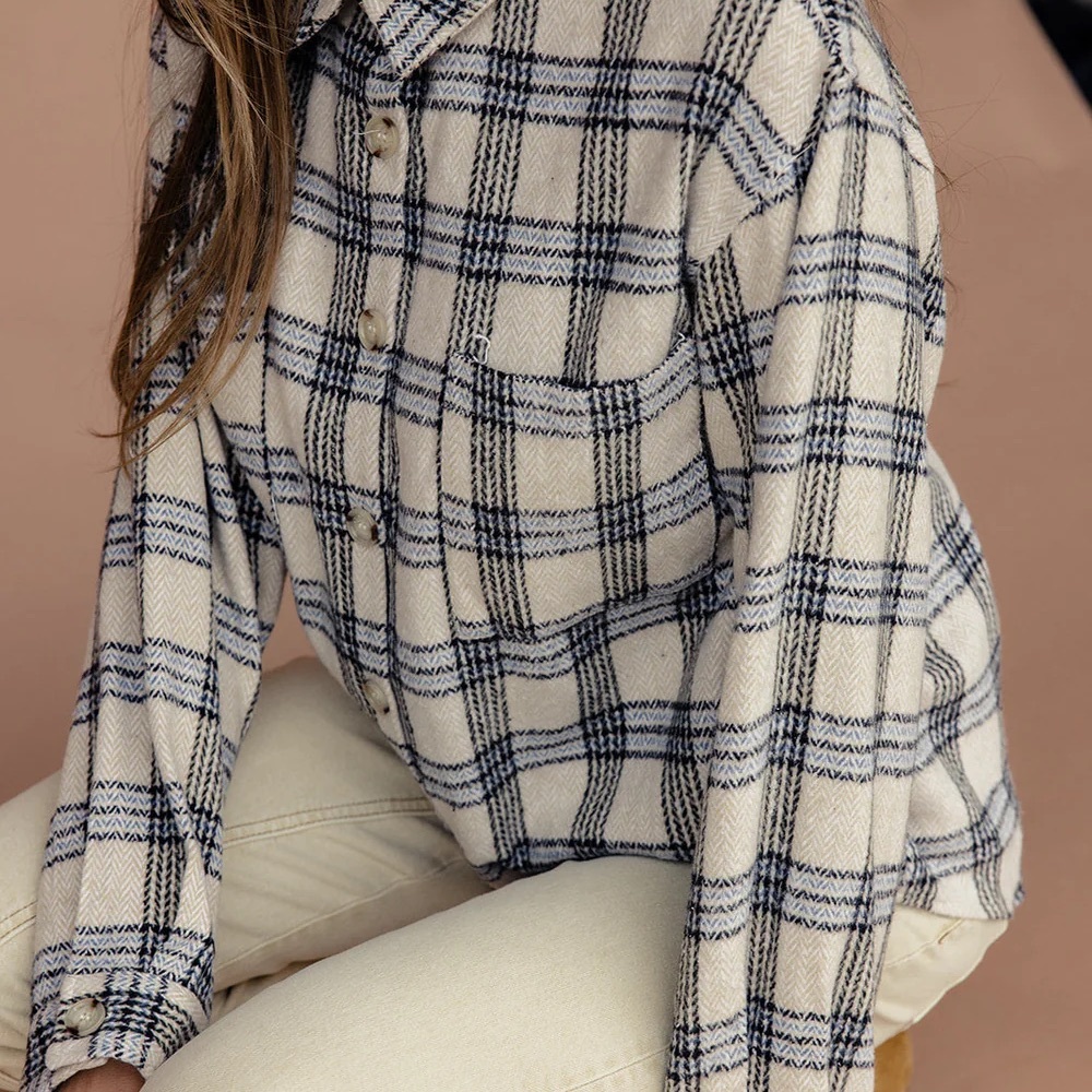 NEW Roolee plaid shacket - Picture 2 of 6
